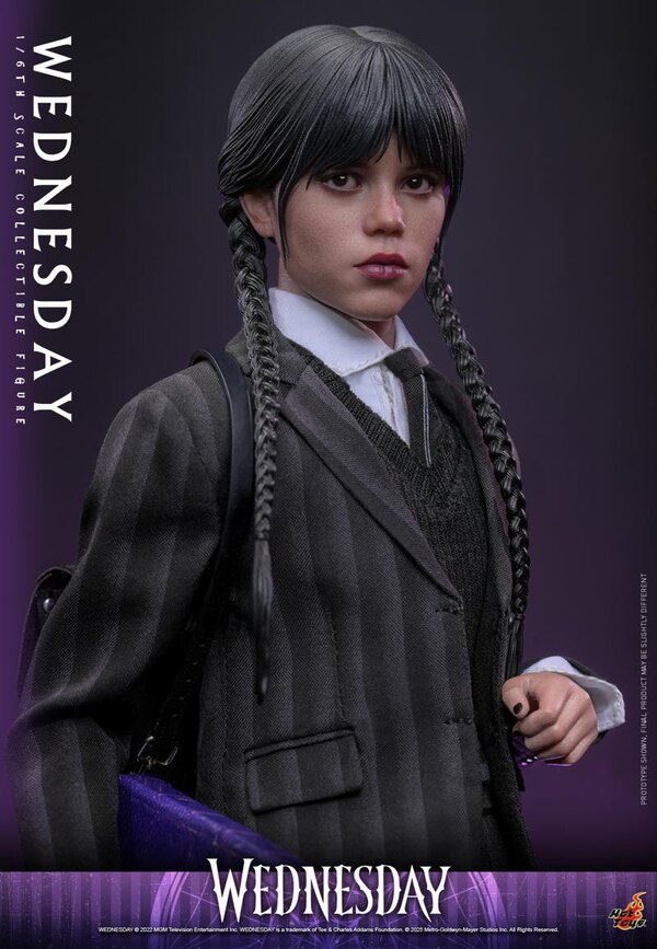 Wednesday Addams collectible figure back view