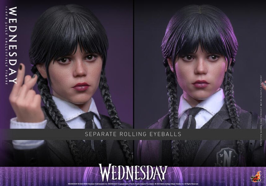 Enigmatic look of Wednesday Addams
