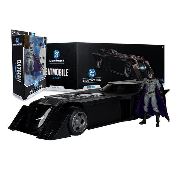The Batmobile and Batman Figure from DC Rebirth