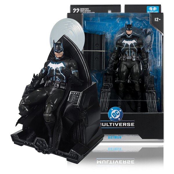 McFarlane Toys Batman with Mobius Chair front view