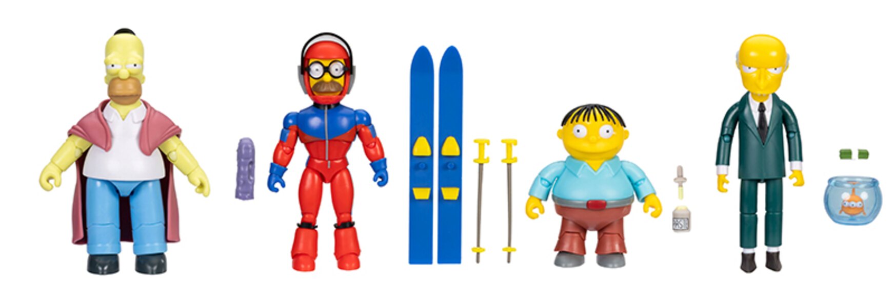 The Simpsons Action Series 6 Figure Collection