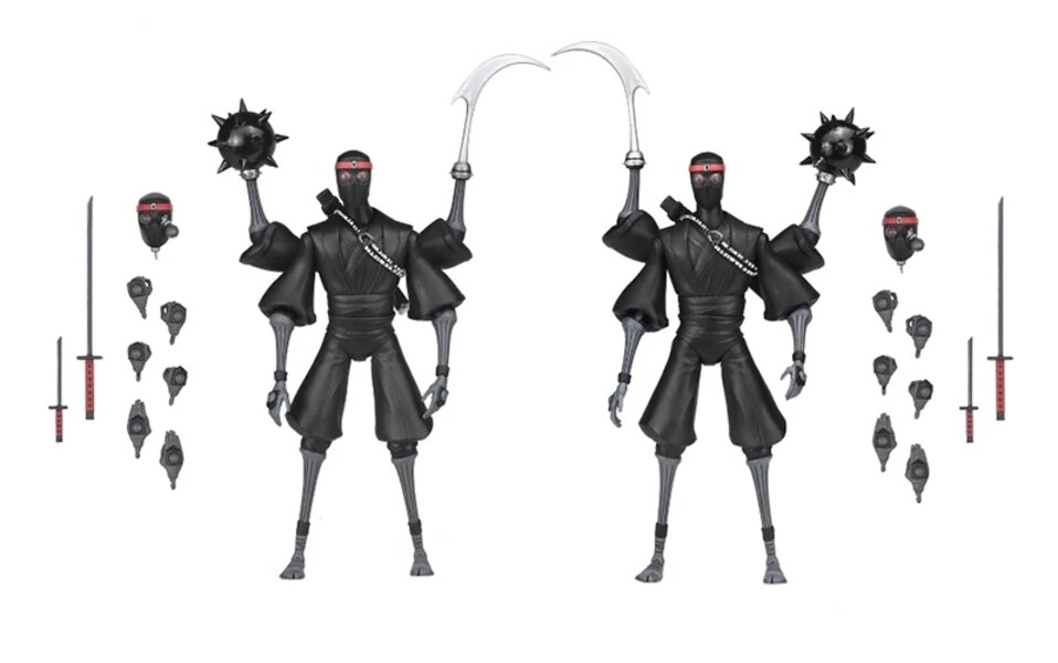 NECA 2012 Teenage Mutant Ninja Turtles Foot Soldier 2-Pack
