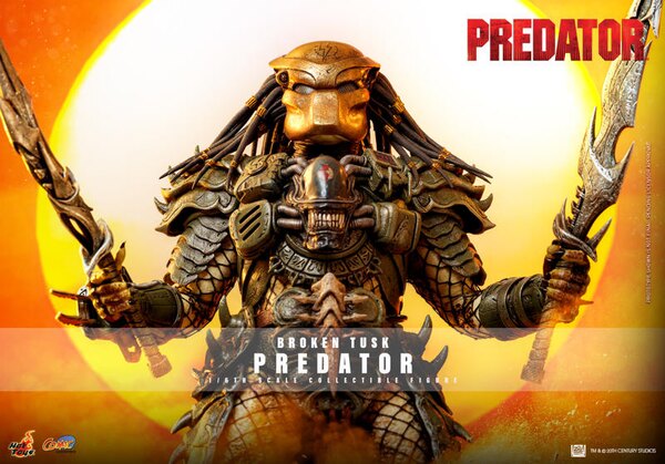 Hot Toys Predator Broken Tusk Predator 1/6th Scale Collectible Figure