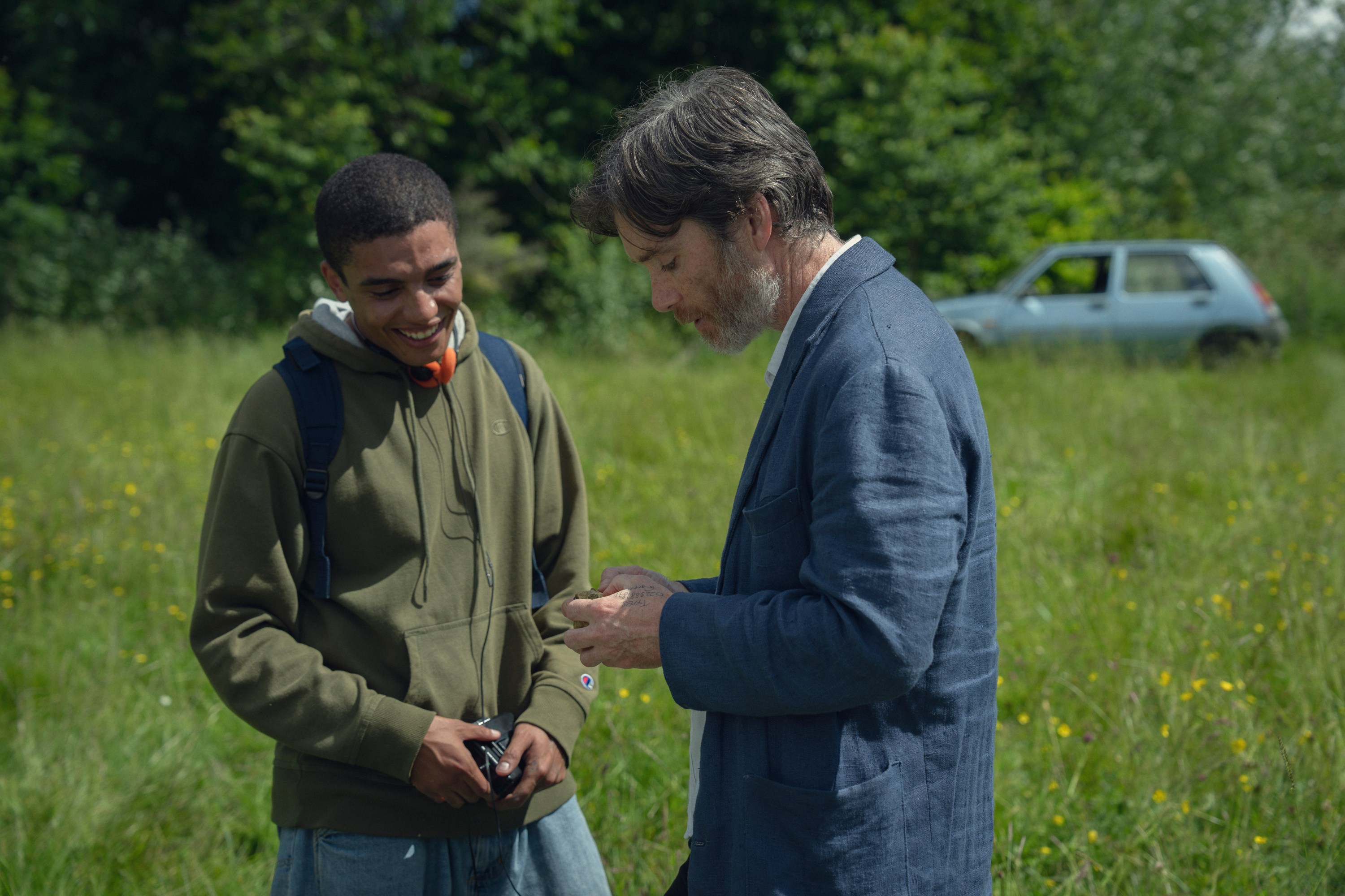 Jay Lycurgo as Shy, Cillian Murphy as Steve in 'Steve'