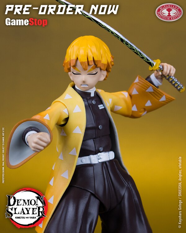 Zenitsu Agatsuma Figure Close-Up