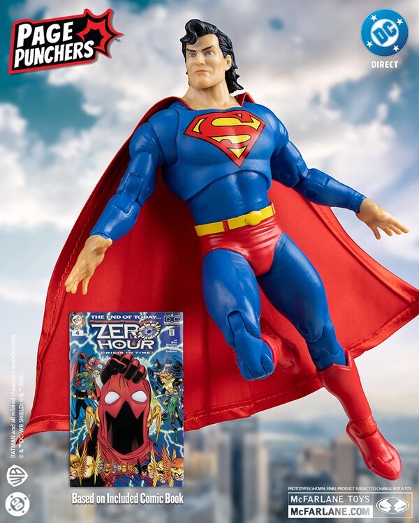 DC Page Punchers Superman (Zero Hour) Figure by McFarlane Toys