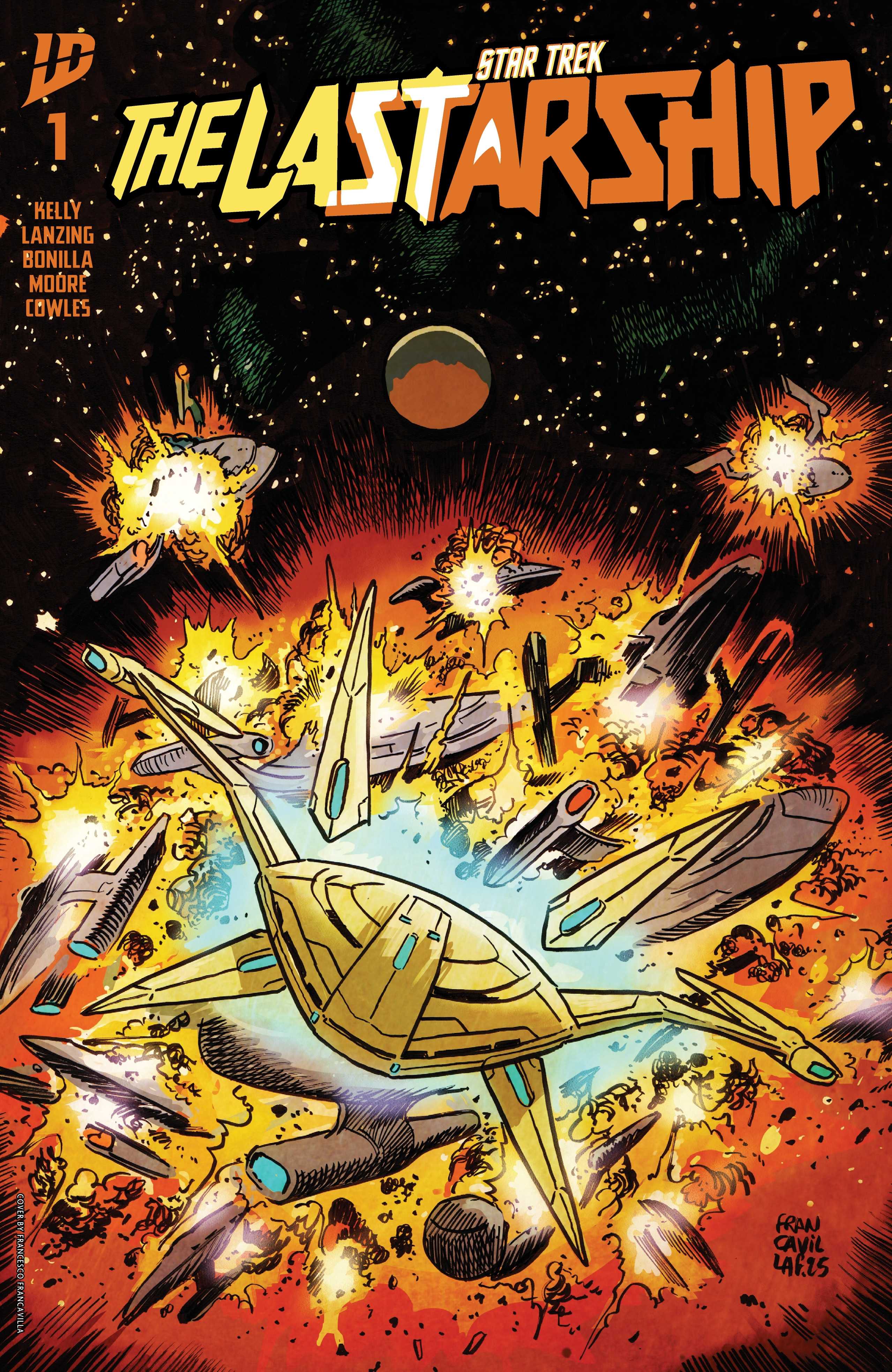 The cover of Star Trek: The Last Starship #1