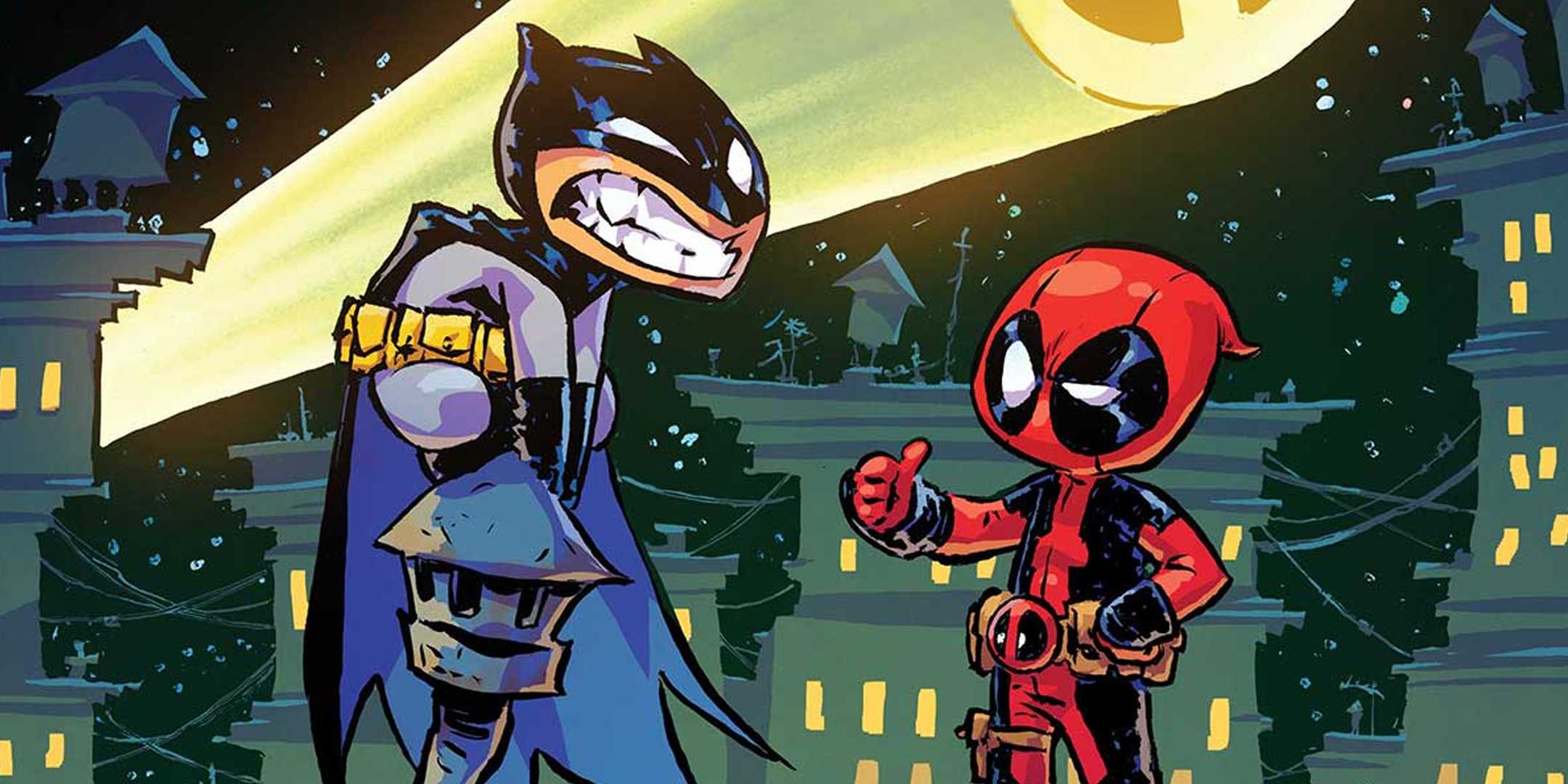 Variant cover for Deadpool Batman 1
