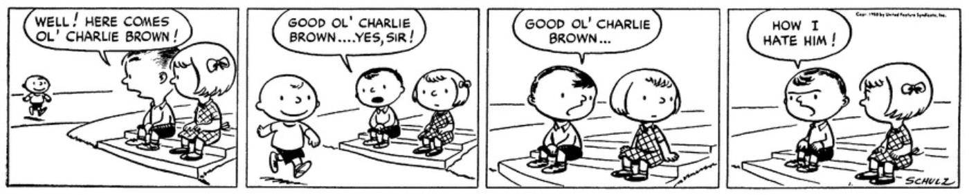 First Peanuts Comic Strip