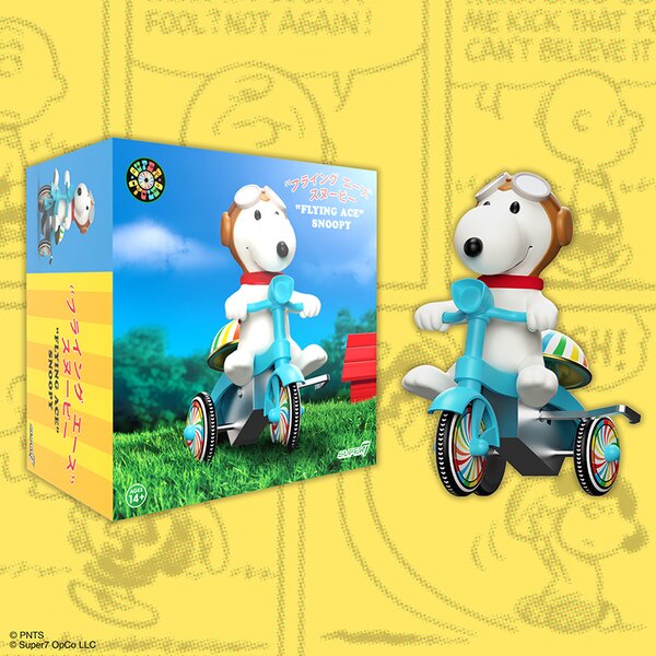 Super7 Peanuts 'Flying Ace' Snoopy Super Cycle