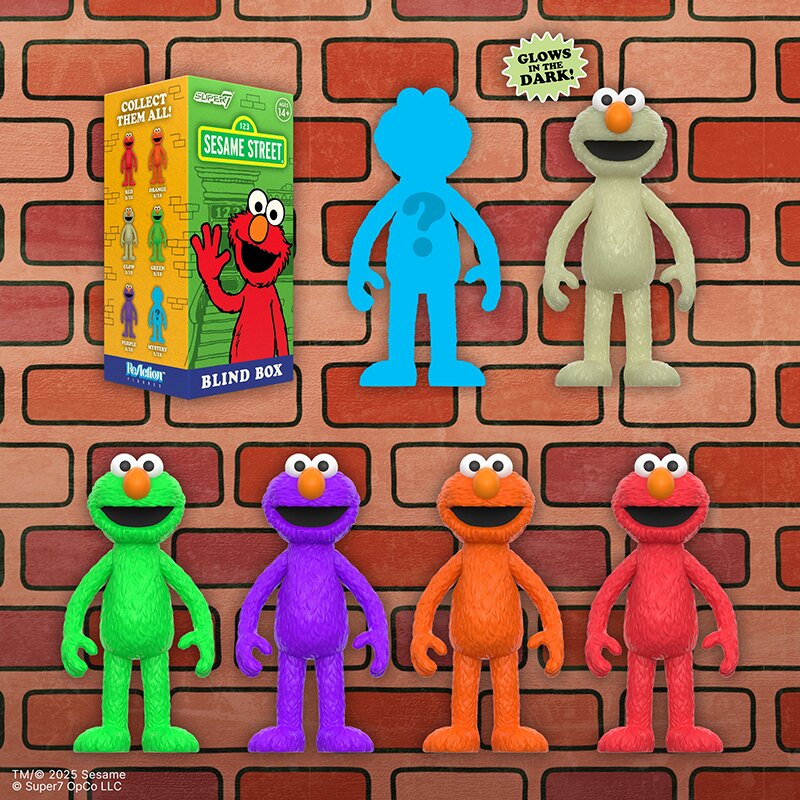 Pre-Order Alert: Super7 Sesame Street ReAction Blind Box Wave 4 Figures