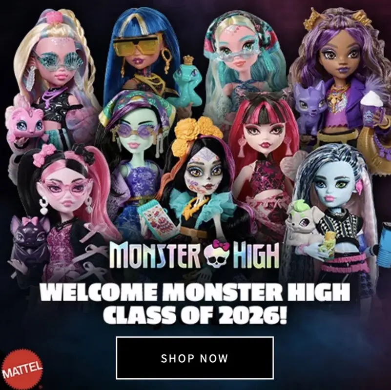 Pre-Order Alert: Mattel Monster High 2026 Dolls