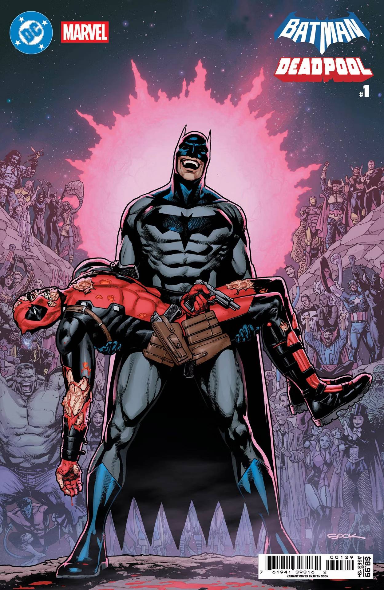 Batman Deadpool 1 cover full