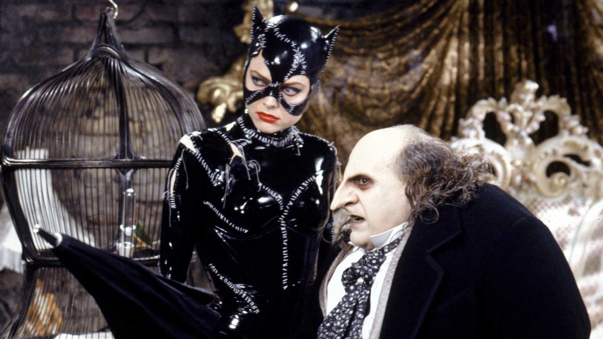 Catwoman and Penguin in Batman Returns