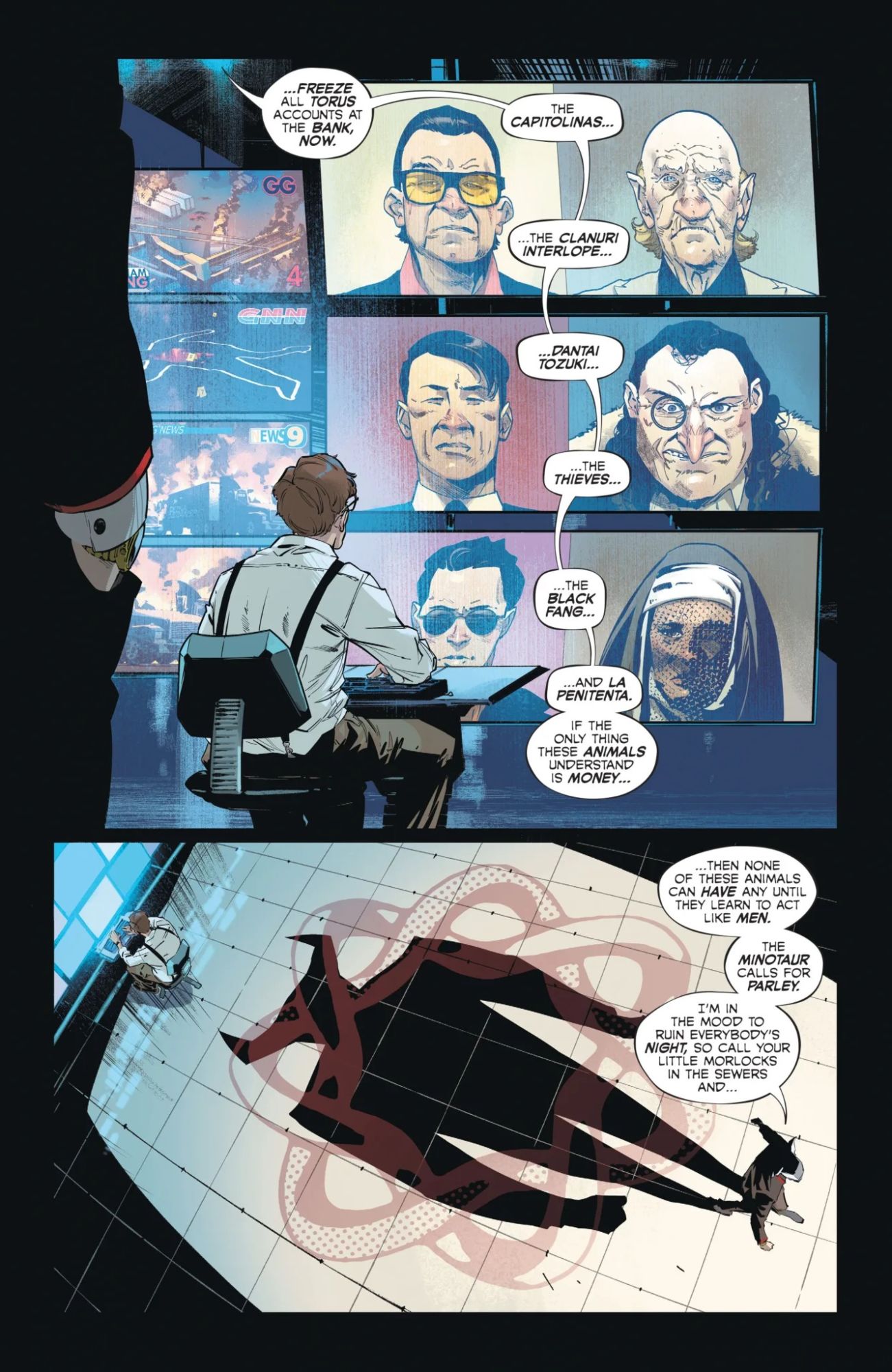 Batman #4 by Matt Fraction & Jorge Jimenez: Penguins, Nuns & Minotaurs