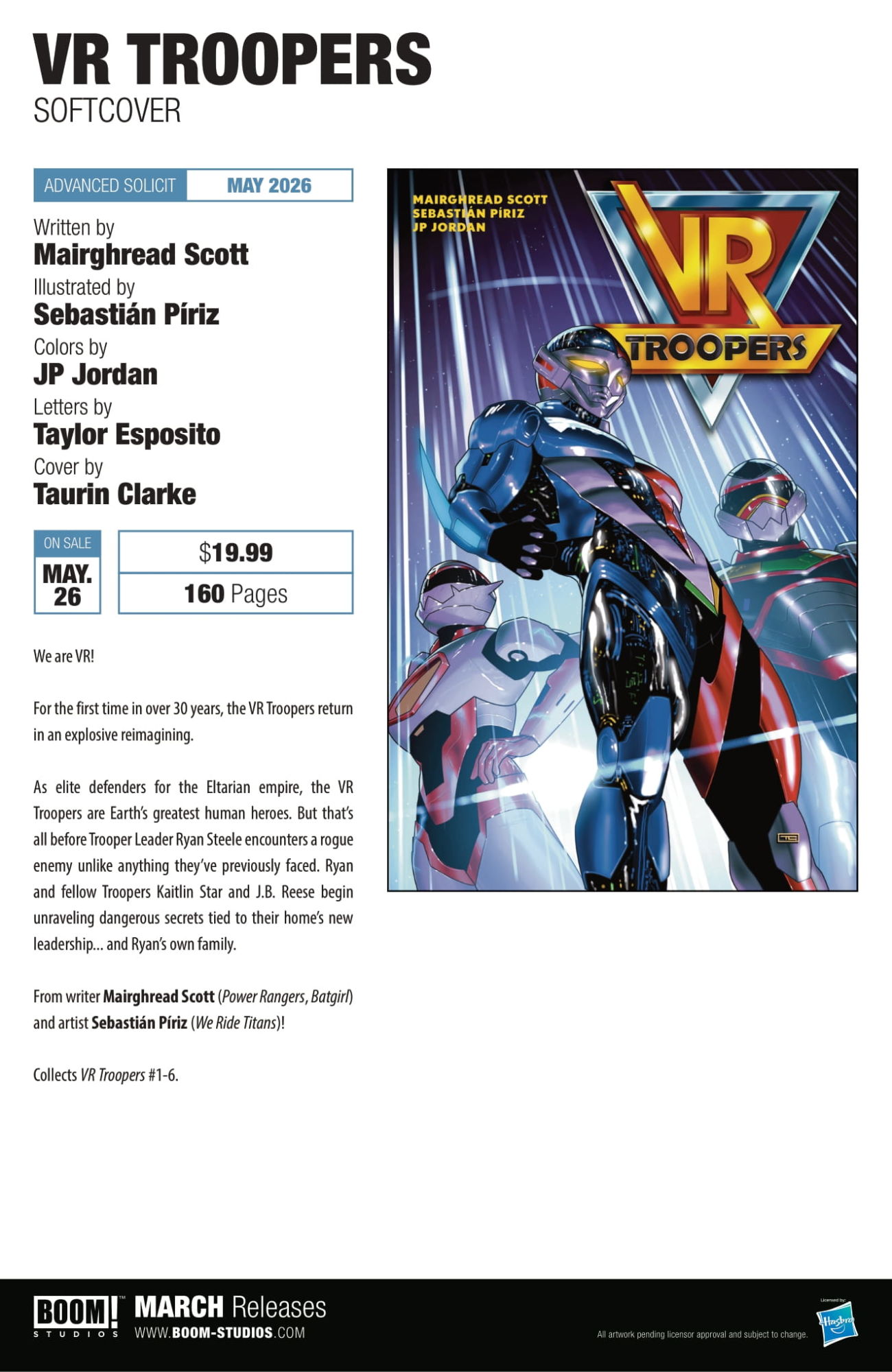 VR Troopers Softcover