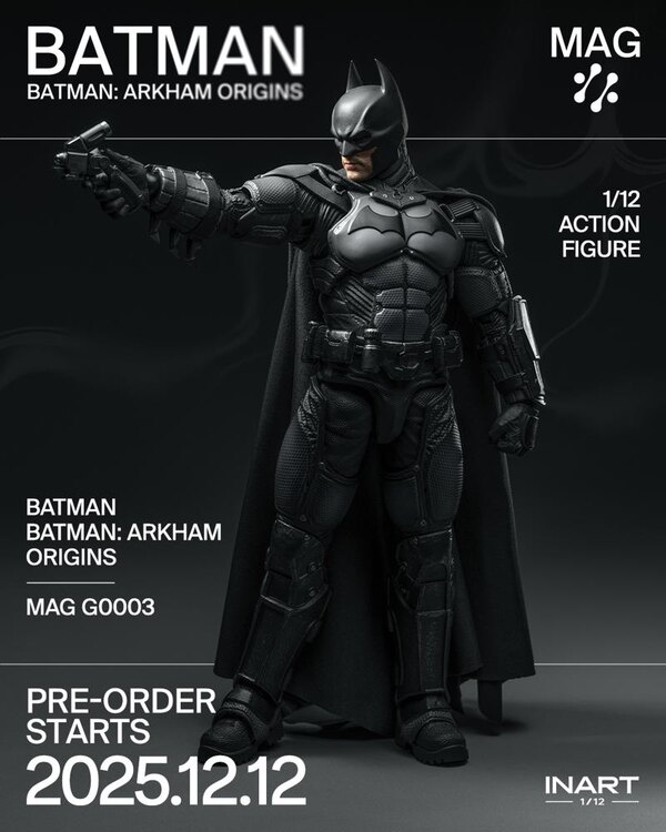 INART Batman: Arkham Origins - Batman 1/12 Scale Action Figure
