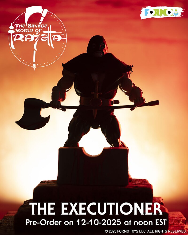 Formo Toys The Savage World of Frazetta: The Executioner Figure Coming December 10th