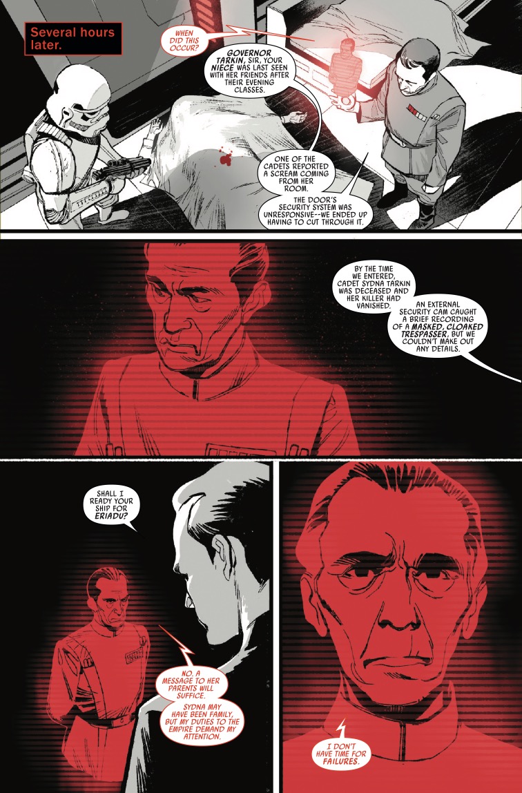 Star Wars: Boba Fett - Black White and Red #4 Preview: Tarkin Turmoil