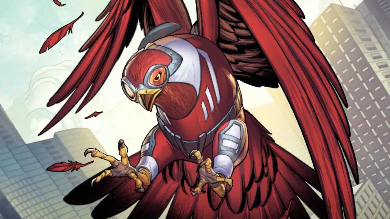 Redwing's card art in Marvel: Snap