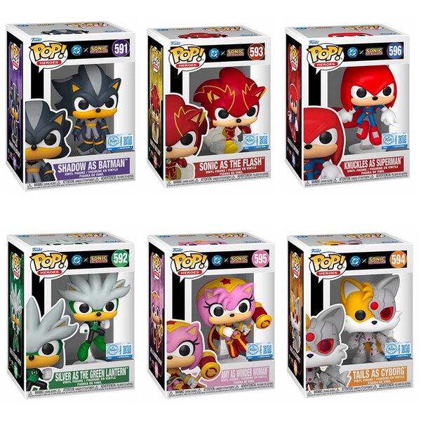 Pre-Order Alert: Funko Sonic the Hedgehog X DC Comics POP! Vinyl Figures