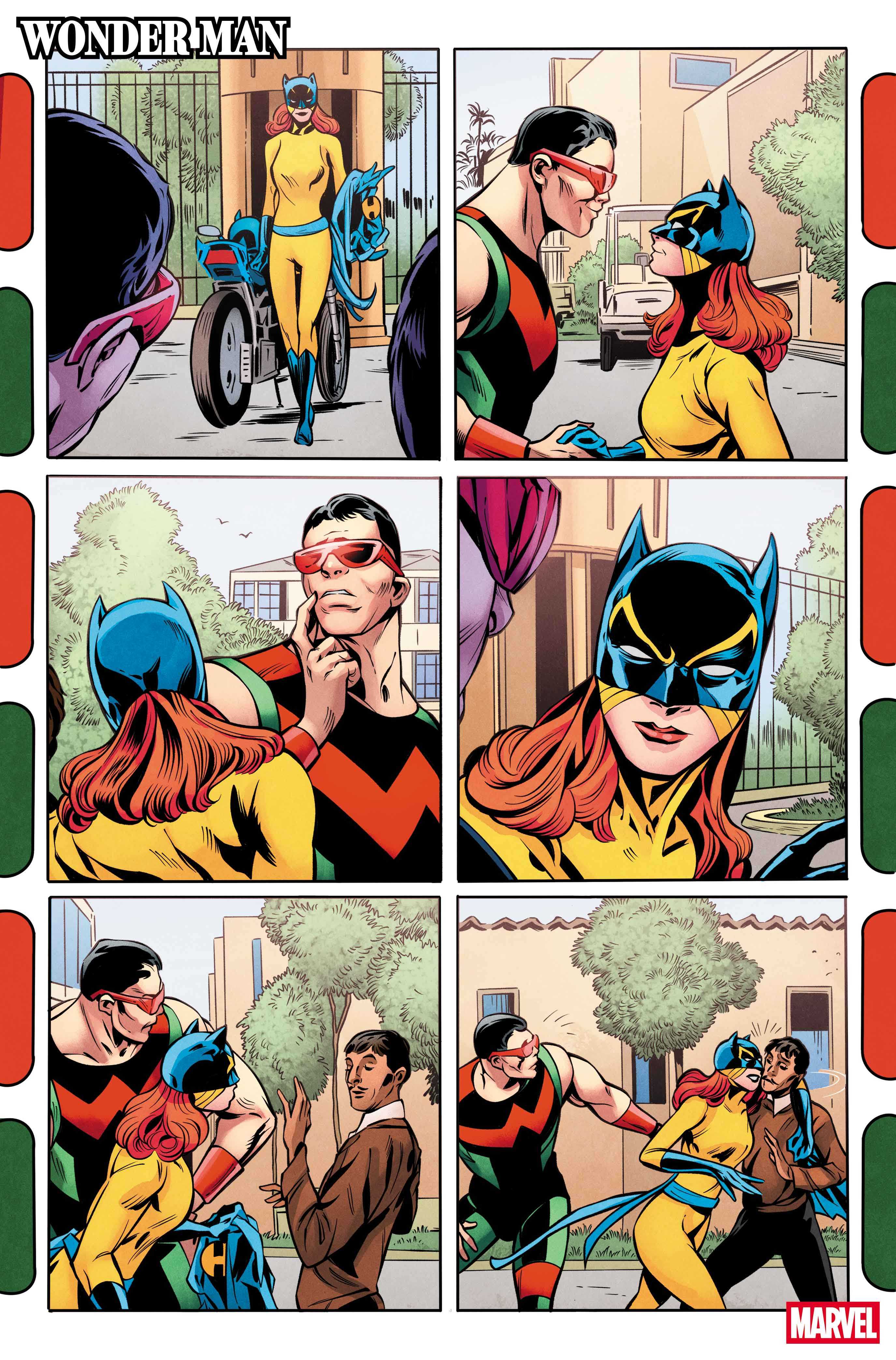 Wonder Man talks to Hellcat