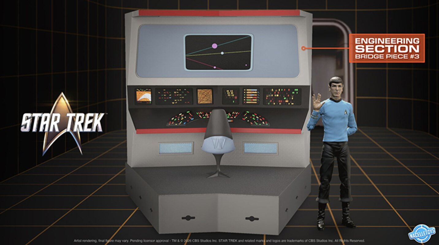 Nacelle Toys Star Trek 1/10th Scale Original Constitution-Class USS Enterprise Bridge Play Set