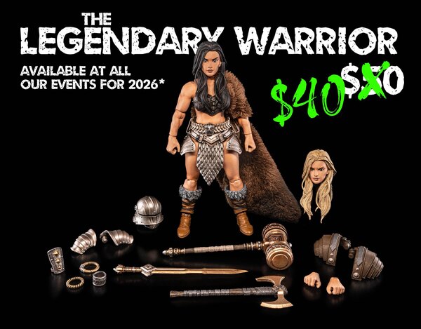 Four Horsemen Studios Mythic Legions Legendary Warrior Figure Price Change