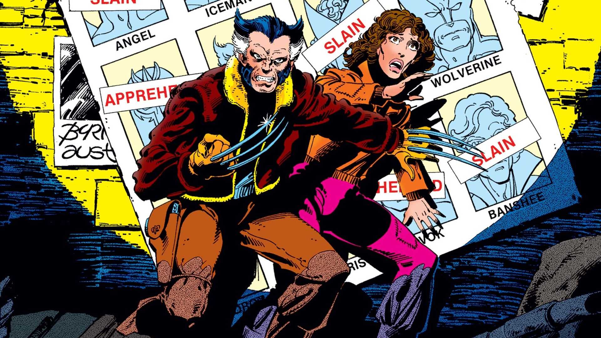 Wolverine and Kitty are on the run