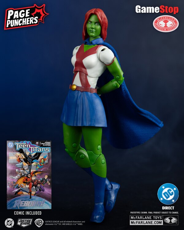 DC Page Punchers Red Platinum Miss Martian Figure Coming April 15