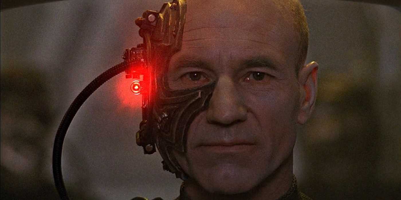 Locutus of Borg in Star Trek The Next Generation The Best of Both Worlds