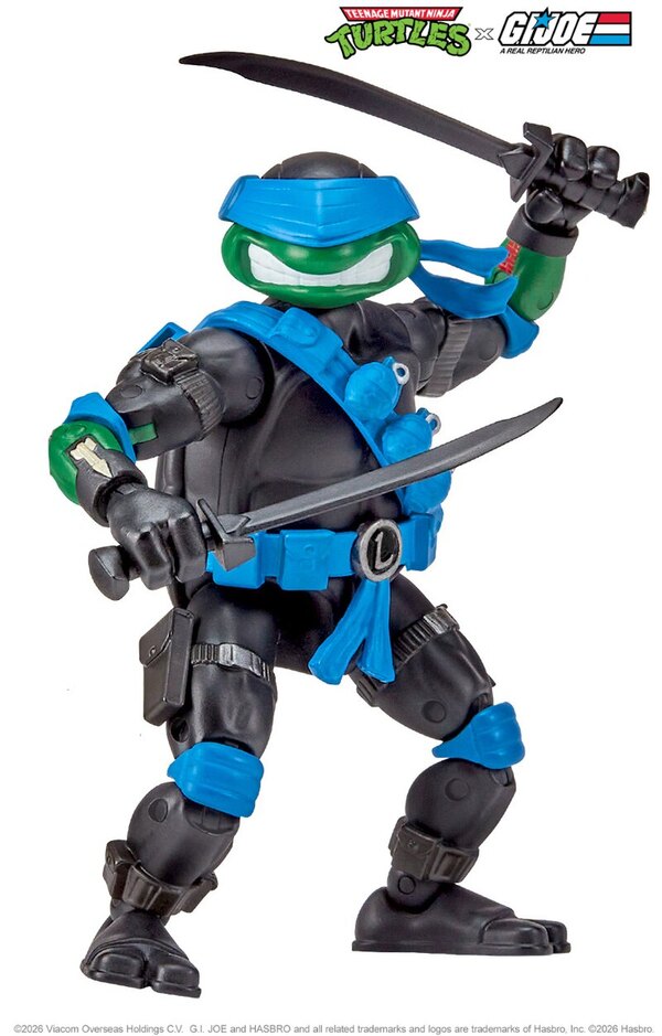Playmates Teenage Mutant Ninja Turtles x G.I. Joe Crossover Toys