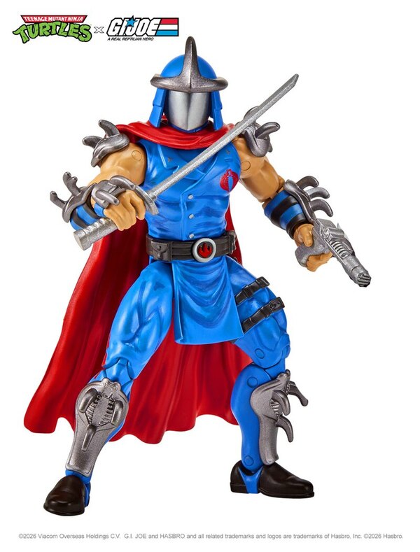 Playmates Teenage Mutant Ninja Turtles x G.I. Joe Crossover Toys
