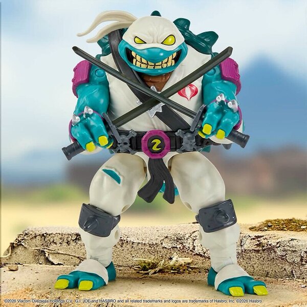 Playmates Teenage Mutant Ninja Turtles x G.I. Joe Crossover Toys