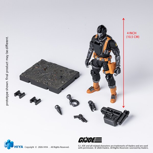 G.I. Joe B.A.T. figure with diorama