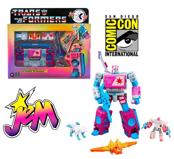Hasbro 2026 SDCC Exclusive Transformers x Jem And The Holograms Crossover Set