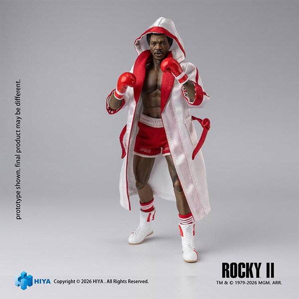 Hiya Toys Exquisite Super Series Rocky II (1979) - Apollo Creed 1/12 Scale Action Figure