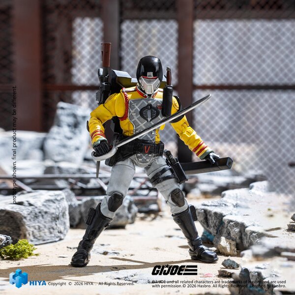 Hiya Toys Exquisite Mini Series G.I.Joe Crimson Guard (Python Patrol Version) 1/18 Scale Figure