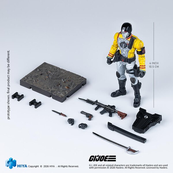 Hiya Toys Exquisite Mini Series G.I.Joe Crimson Guard Figure