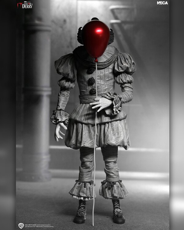 NECA: Welcome to Derry Ultimate Black & White Pennywise 7” Scale Figure