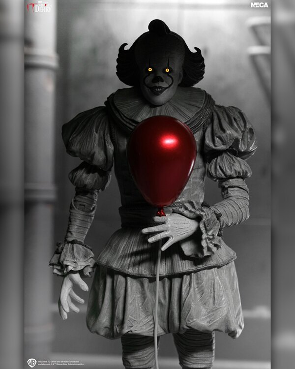 NECA: Welcome to Derry Ultimate Black & White Pennywise 7” Scale Figure