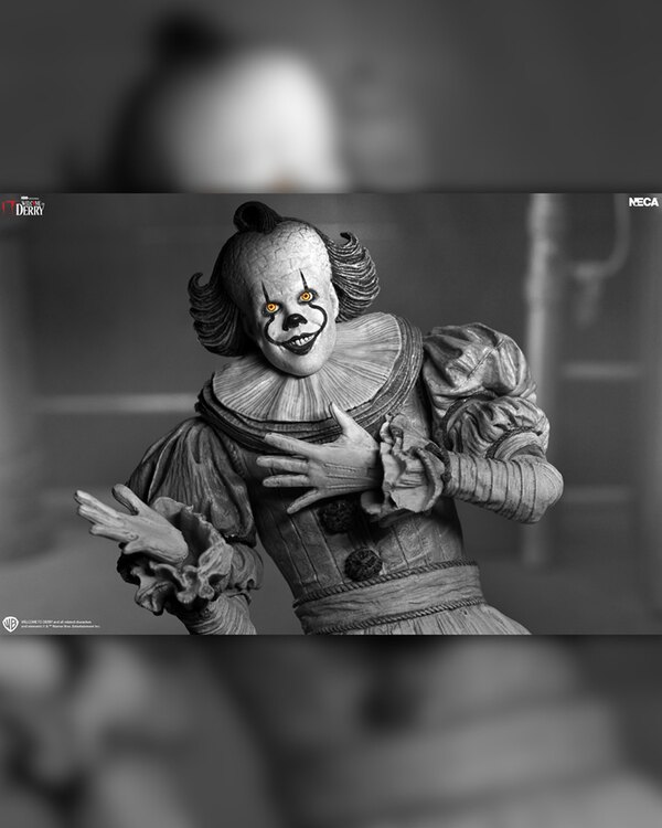 NECA: Welcome to Derry Ultimate Black & White Pennywise 7” Scale Figure