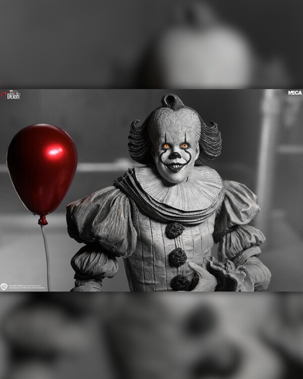 NECA: Welcome to Derry Ultimate Black & White Pennywise 7” Scale Figure