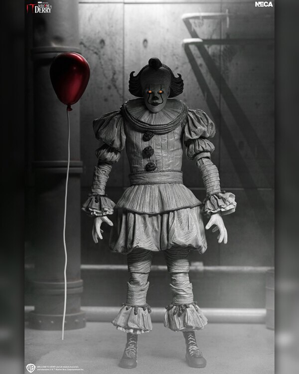 NECA: Welcome to Derry Ultimate Black & White Pennywise 7” Scale Figure