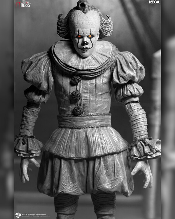 NECA: Welcome to Derry Ultimate Black & White Pennywise 7” Scale Figure