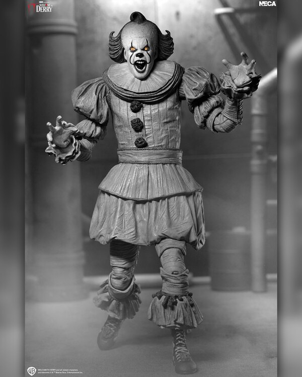 NECA: Welcome to Derry Ultimate Black & White Pennywise 7” Scale Figure
