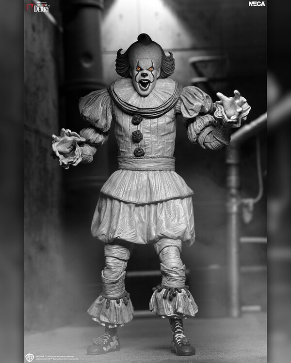 NECA: Welcome to Derry Ultimate Black & White Pennywise 7” Scale Figure