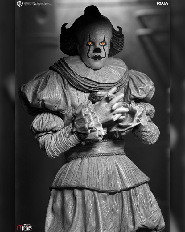 NECA: Welcome to Derry Ultimate Black & White Pennywise 7” Scale Figure