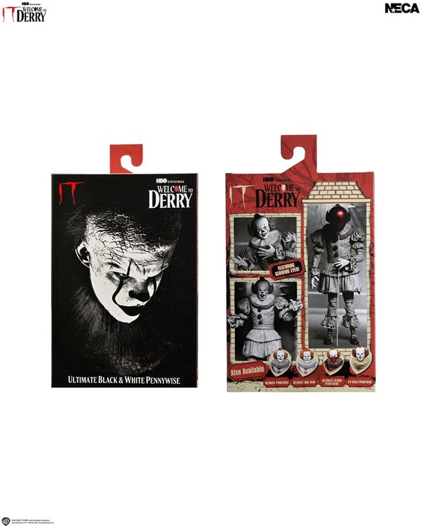NECA: Welcome to Derry Ultimate Black & White Pennywise 7” Scale Figure
