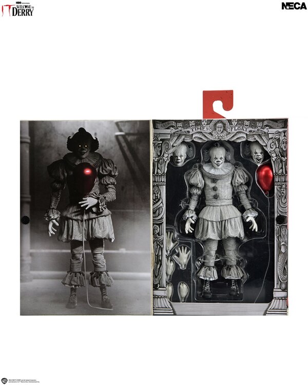 NECA: Welcome to Derry Ultimate Black & White Pennywise 7” Scale Figure